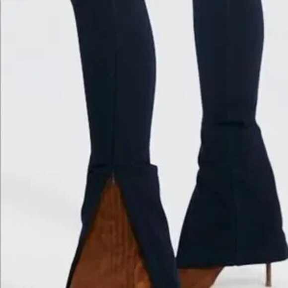 Something Navy High Waisted Ponte Leggings in Navy - Picture 2 of 4